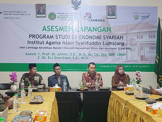 LAMEMBA GELAR ASESMEN LAPANGAN PRODI EKONONI SYARIAH IAI SYARIFUDDIN LUMAJANG