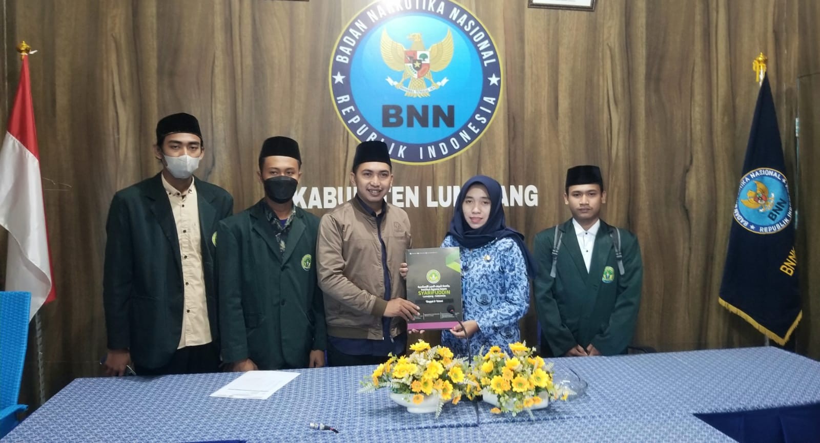 IAI Syarifuddin Serahkan Mahasiswa PPL di BNN Kab. Lumajang