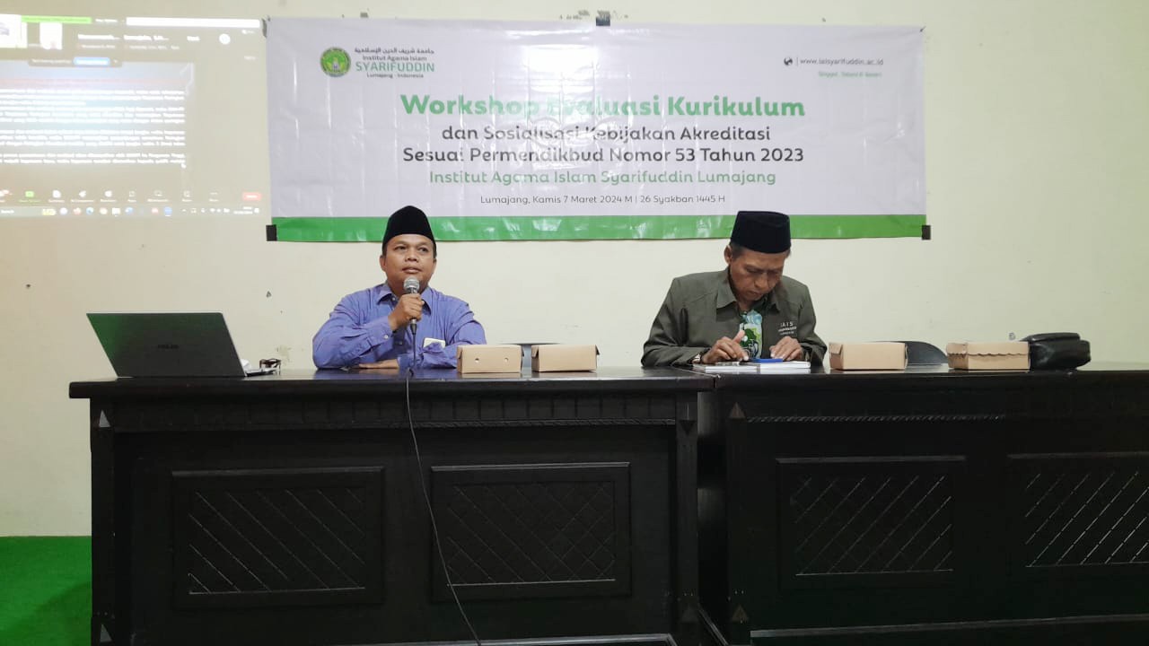 INSTITUT AGAMA ISLAM SYARIFUDDIN GELAR WORKSHOP EVALUASI KURIKULUM