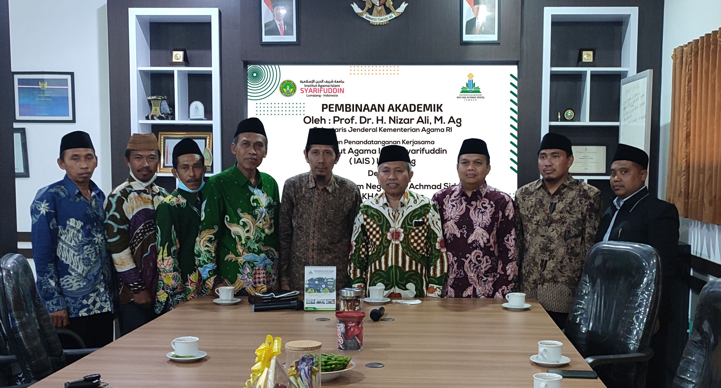 Sekjen Kemenag RI langsung membina IAI Syarifuddin Lumajang