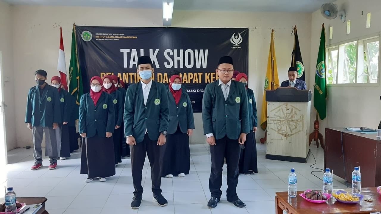 Rektor IAI Syarifuddin Lantik Pengurus DEMA dan SEMA 2021/2022