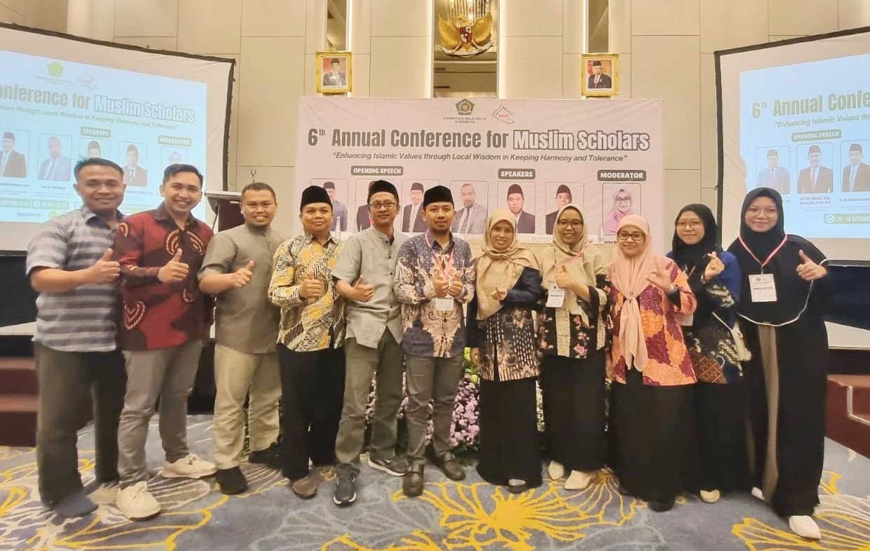 10 DOSEN DAN 1 MAHASISWA HADIRI THE 6TH ANNUAL CONFERENCE FOR MUSLIM SCHOLARS (ANCOMS) 2024